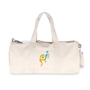Yoga design_27 - Recycled Canvas Sports Bag by Stanley/Stella - natural - Front