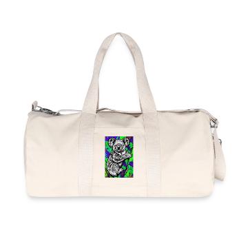 Koala - Sac de sport en toile recyclée Stanley/Stella - blanc naturel - Devant
