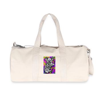 Koala - Sac de sport en toile recyclée Stanley/Stella - blanc naturel - Devant