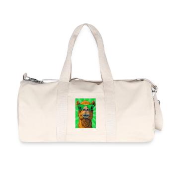 Kamel - Recycelte Canvas-Sporttasche von Stanley/Stella - Naturweiß - Vorne