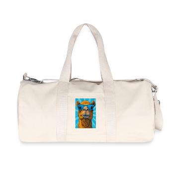 chameau - Sac de sport en toile recyclée Stanley/Stella - blanc naturel - Devant