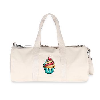 Cupcakes - Sac de sport en toile recyclée Stanley/Stella - blanc naturel - Devant