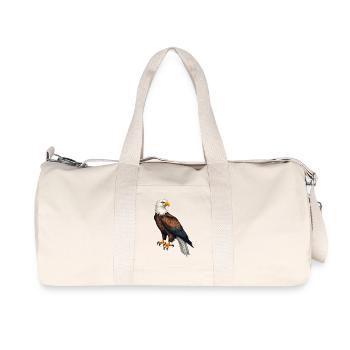 Pygargue à tête blanche - Sac de sport en toile recyclée Stanley/Stella - blanc naturel - Devant