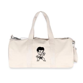 Children's Karate - Recycled Canvas Sports Bag by Stanley/Stella - natural - Front