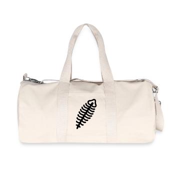 Fossil - Recycelte Canvas-Sporttasche von Stanley/Stella - Naturweiß - Vorne