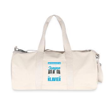Piano Klavier Musiker Geschenk Geschenkidee - Recycelte Canvas-Sporttasche von Stanley/Stella - Naturweiß - Vorne