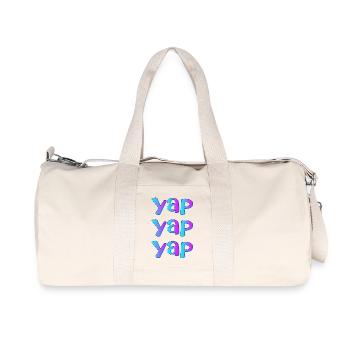 Speeches Proverbs - Recycled Canvas Sports Bag by Stanley/Stella - natural - Front