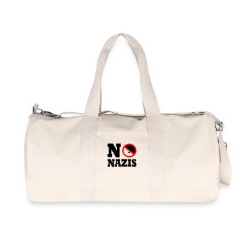 No nazis - Recycled Canvas Sports Bag by Stanley/Stella - natural - Front