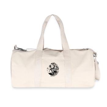 Boykin Epagneul Chasse Portrait Chiens Chien Wilsigns - Sac de sport en toile recyclée Stanley/Stella - blanc naturel - Devant