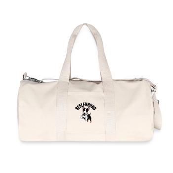 Minibullterrier - mein Seelenhund - Recycelte Canvas-Sporttasche von Stanley/Stella - Naturweiß - Vorne