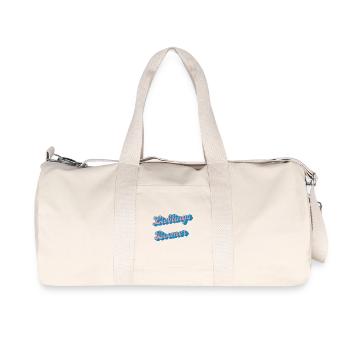 Lieblinge Boomer Retro Schriftzug - Recycelte Canvas-Sporttasche von Stanley/Stella - Naturweiß - Vorne