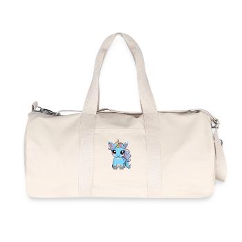 Bébé Licorne Licornes Chevaux Chevaux Enfants Enfant - Sac de sport en toile recyclée Stanley/Stella - blanc naturel - Devant