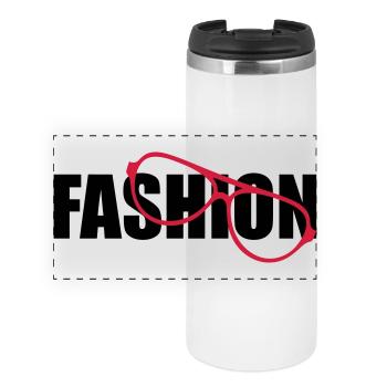Fashion - Panoramic Thermal Cup - white - Front