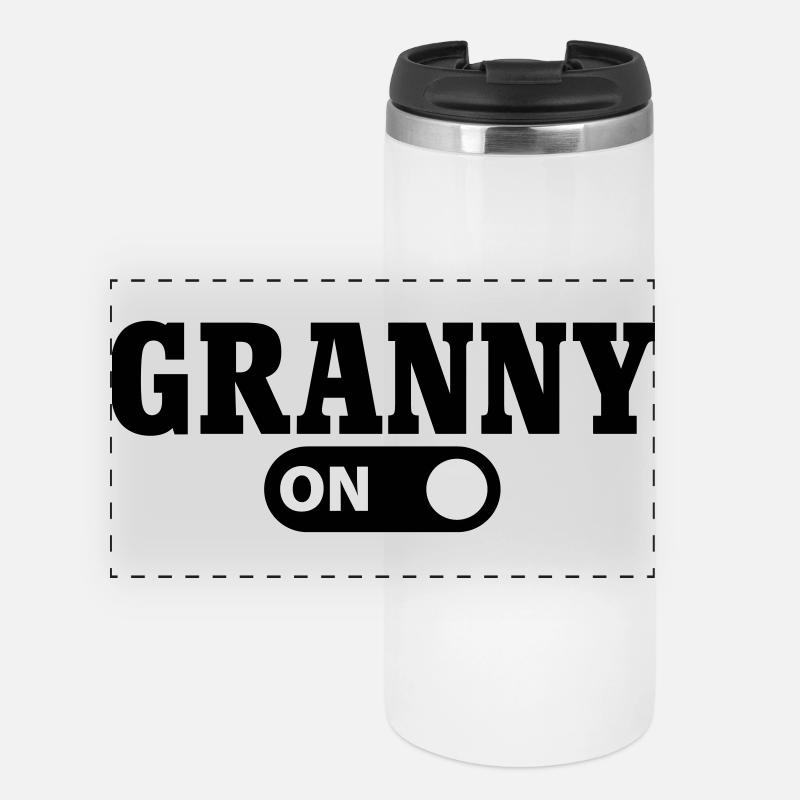 Granny on - Panoramic Thermal Cup - white