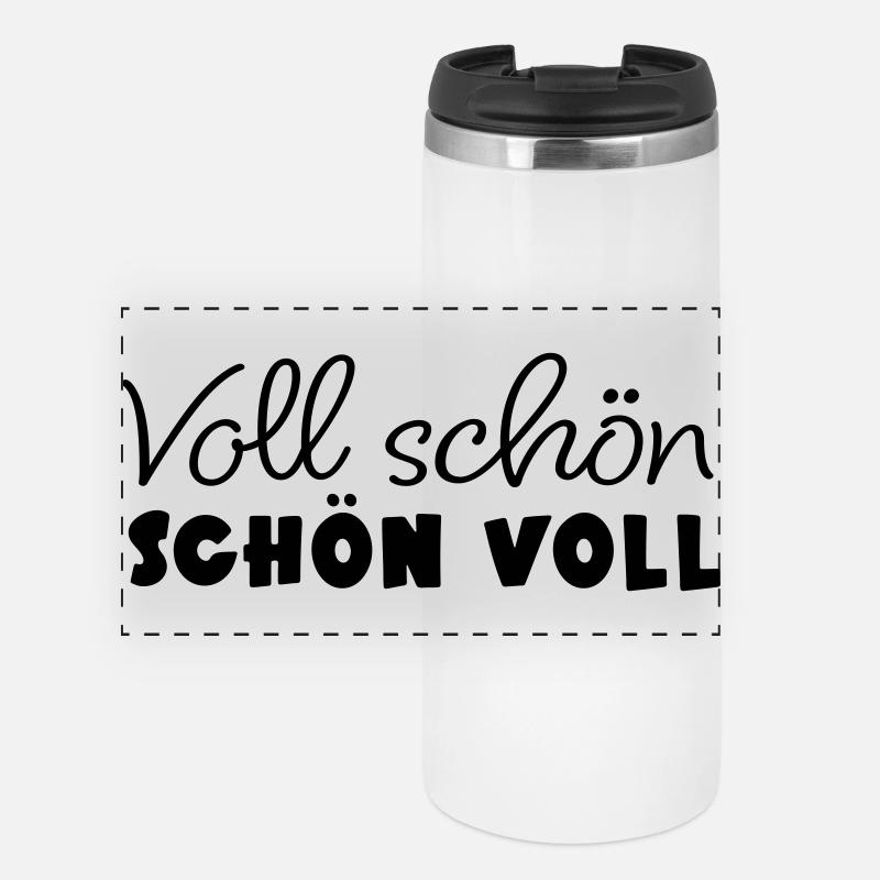 Full nice nice full - Panoramic Thermal Cup - white