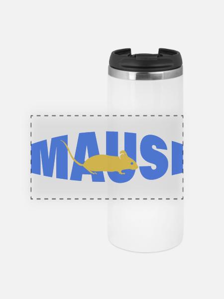 MAUSI - Panorama Thermobecher - Weiß