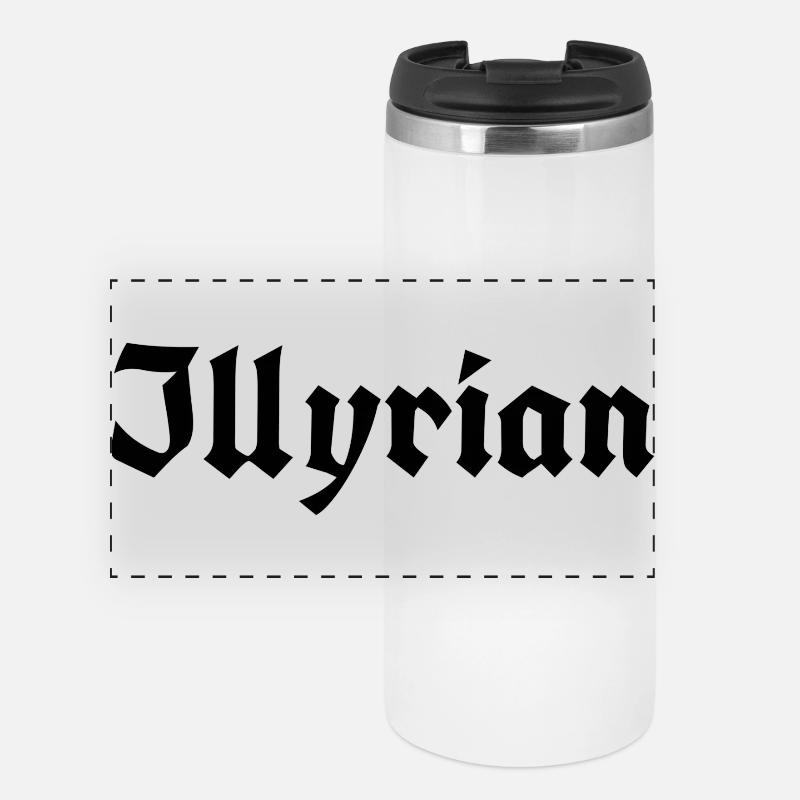 Illyrian - Panorama Thermobecher - Weiß