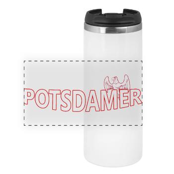 POTSDAMer - Panoramic Thermal Cup - white - Front