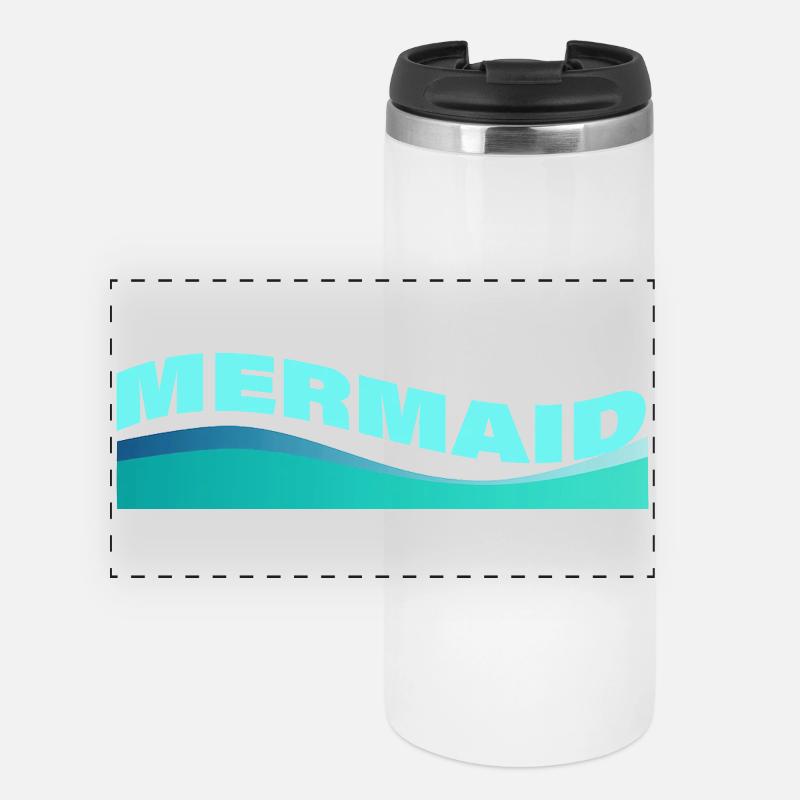 MERMAID - Panorama Thermobecher - Weiß