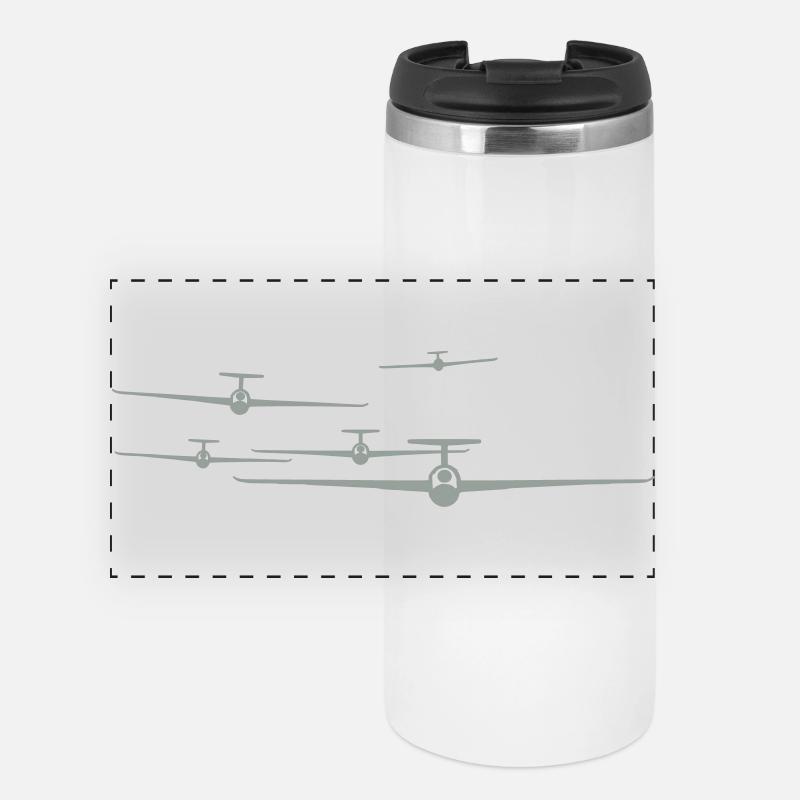 Team flight - Panoramic Thermal Cup - white