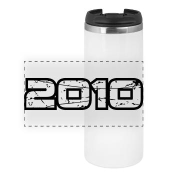 2010 - Panoramic Thermal Cup - white - Front