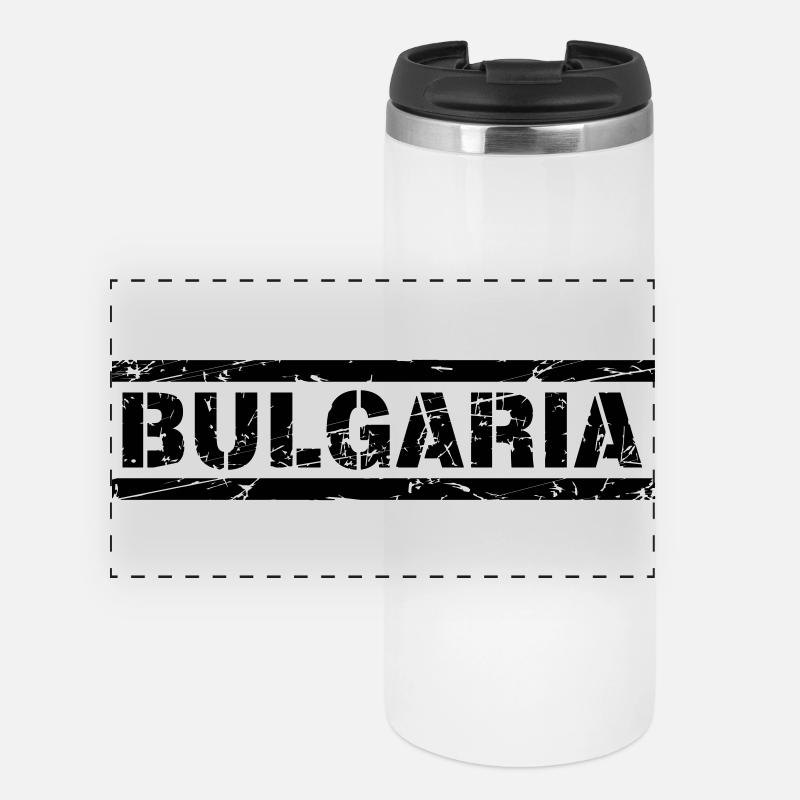 Bulgaria - Panorama Thermobecher - Weiß