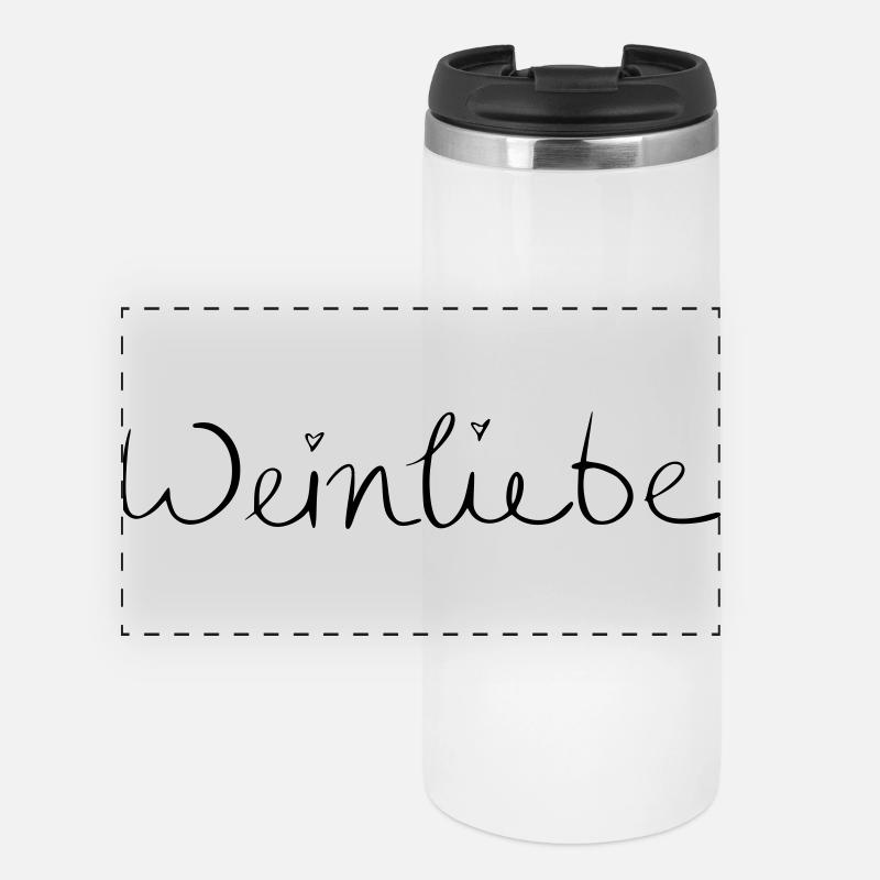 Weinliebe - Panoramic Thermal Cup - white
