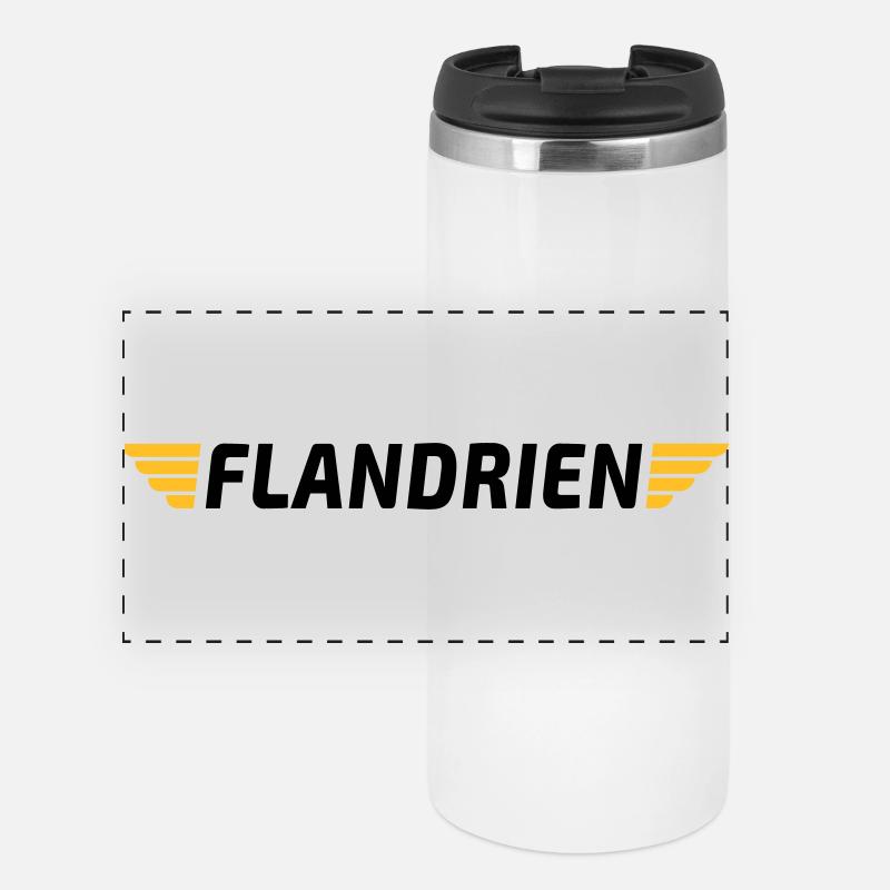 Flandrien - Panoramic Thermal Cup - white
