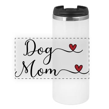 Chiens Maman - Mug isotherme panoramique - blanc - Devant