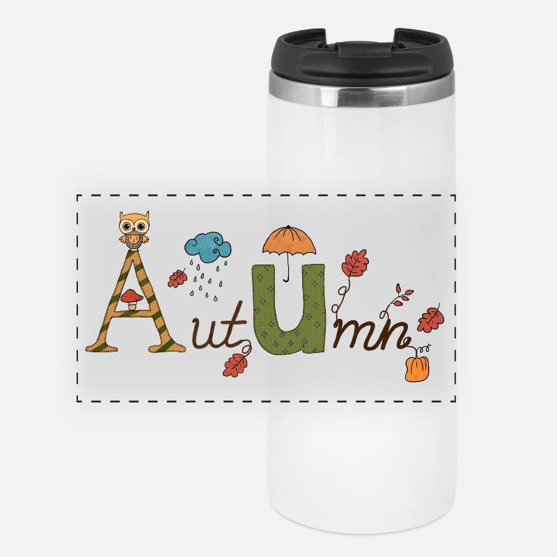 10_Herbst - Panoramic Thermal Cup - white