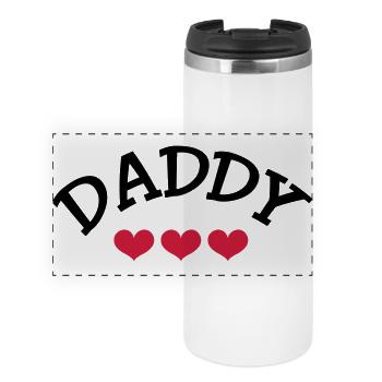 Daddy - Panoramic Thermal Cup - white - Front