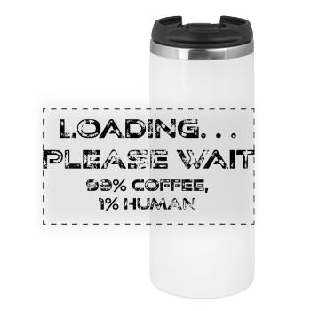 Loading - Panoramic Thermal Cup - white - Front
