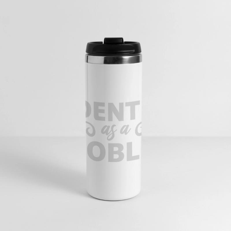 I Identify as a Problem Statement Cheeky Rebellious Panoramic Thermal Cup