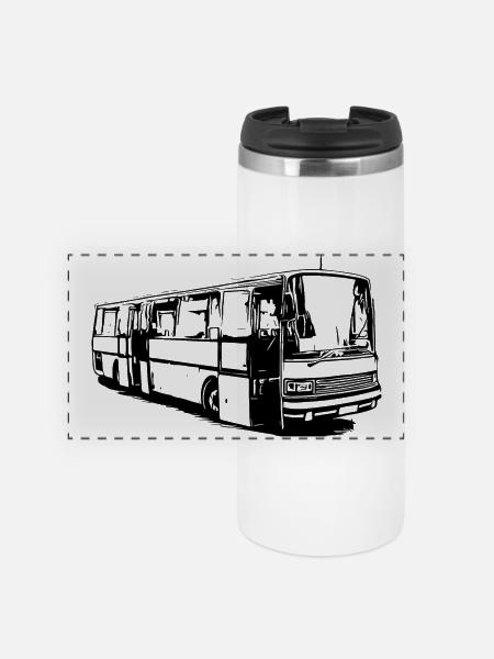 Setra Bus Setra S215 UL - Panorama Thermobecher - Weiß