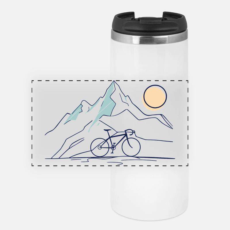 Mountain Ride - Panoramic Thermal Cup - white
