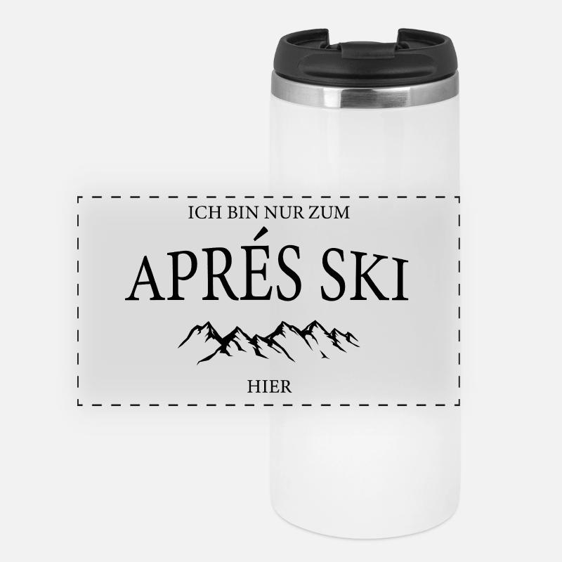 Only for après-ski here - Panoramic Thermal Cup - white