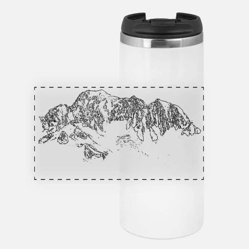 Mont Blanc - Panoramic Thermal Cup - white
