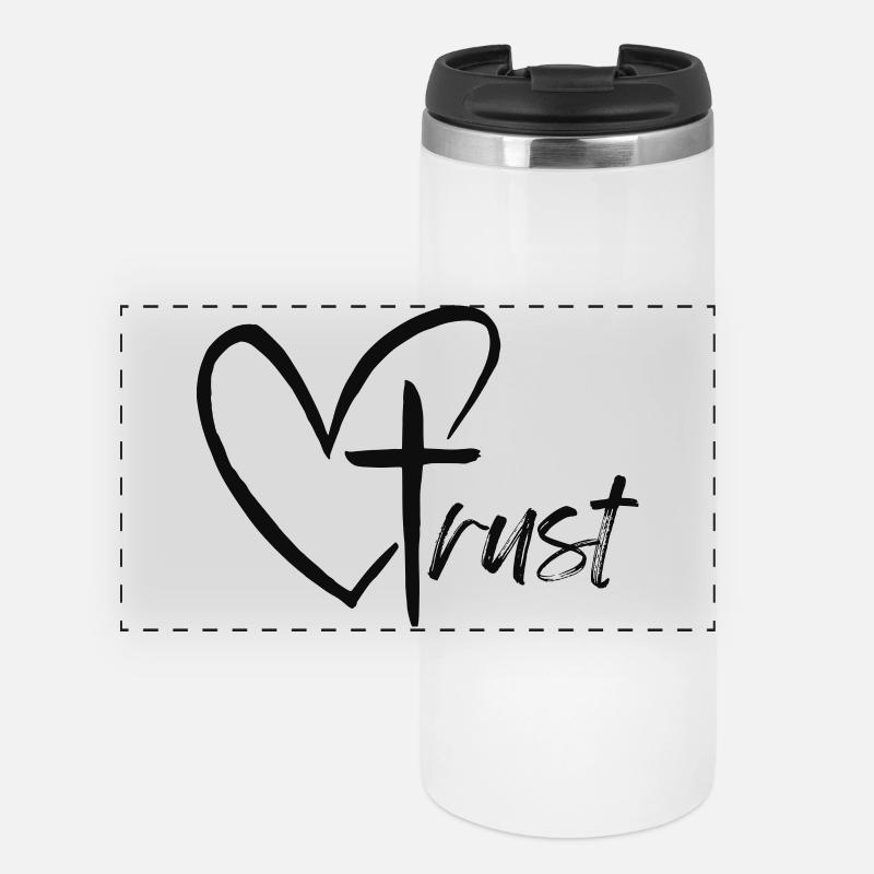 Trust - Panoramic Thermal Cup - white