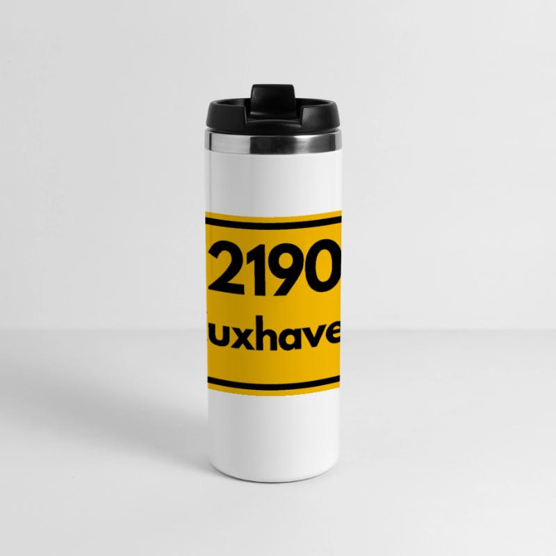 OLD POSTCODE POSTCODE RETRO 2190 CUXHAVEN NORDSEE Panoramic Thermal Cup