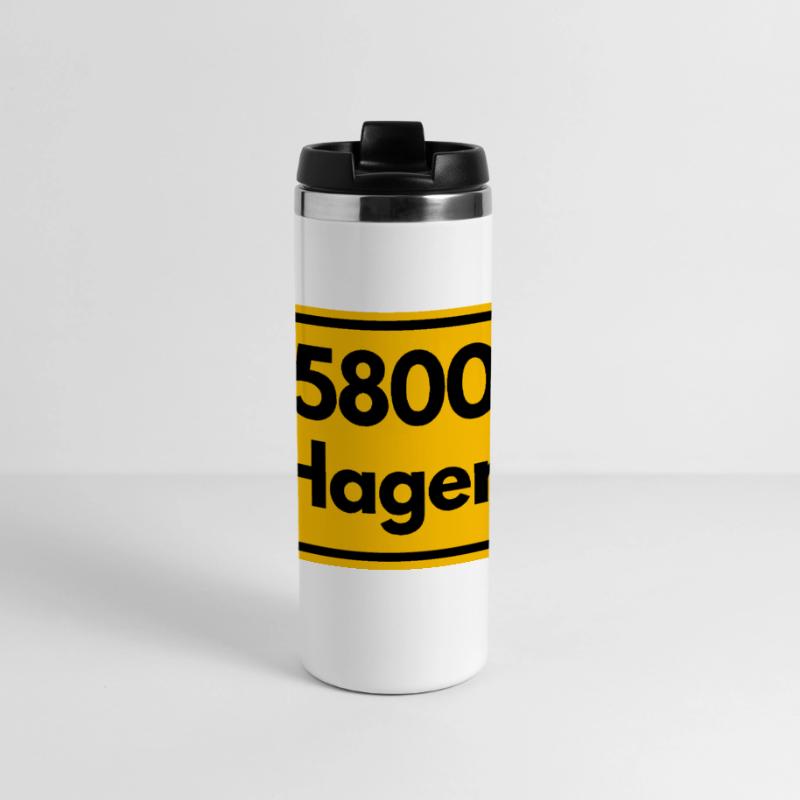 OLD POSTCODE POSTCODE RETRO 5800 HAGEN Panoramic Thermal Cup