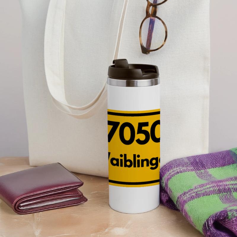 OLD POSTCODE POSTCODE RETRO 7050 WAIBLINGEN HEIMAT Panoramic Thermal Cup