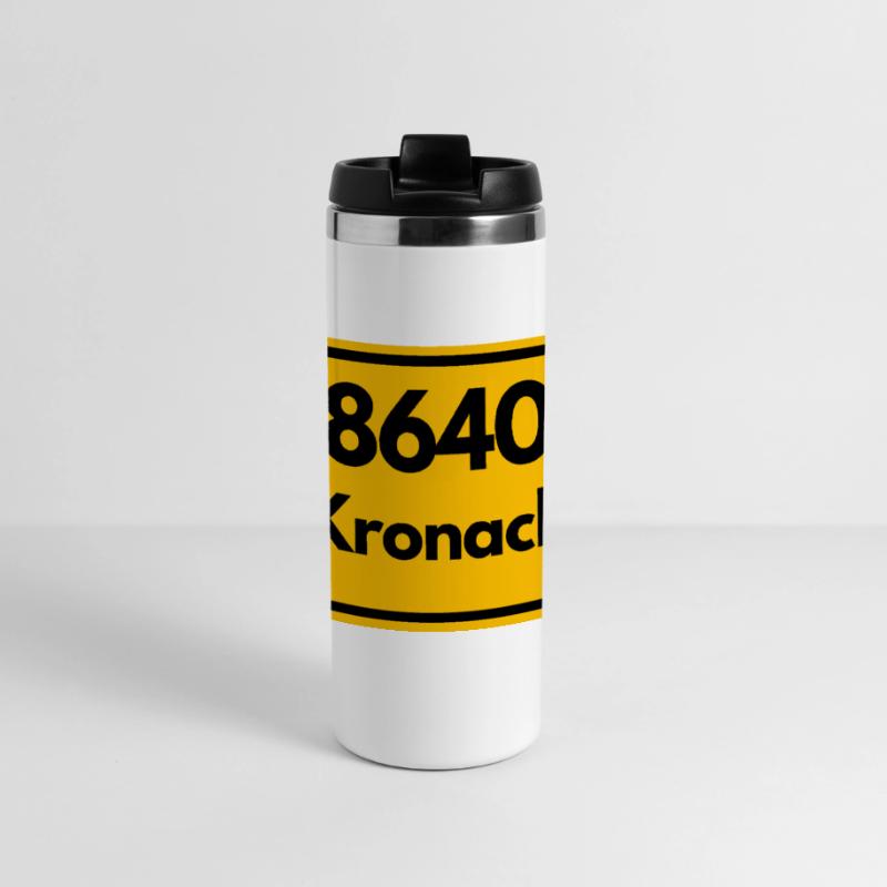 OLD POSTCODE ZIP CODE 8640 KRONACH HEIMATSTOLZ Panoramic Thermal Cup