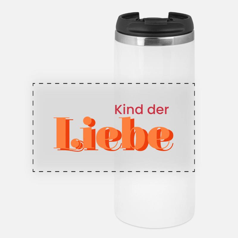 Kind der Liebe - Panorama Thermobecher - Weiß