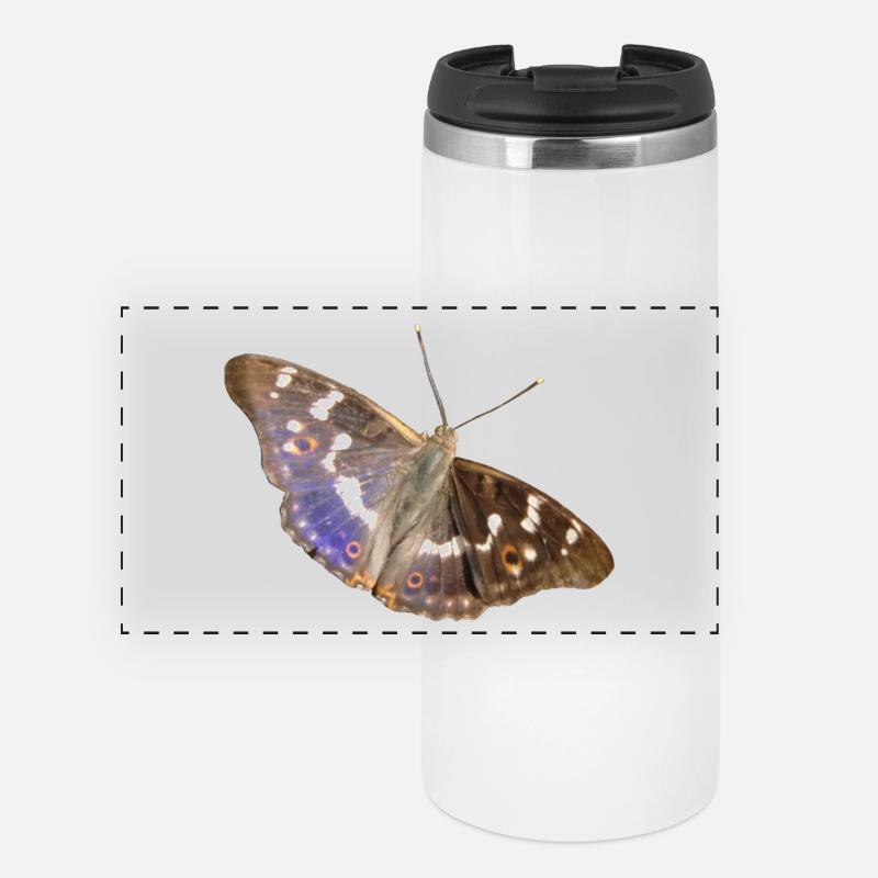 Petit empereur pourpre - Mug isotherme panoramique - blanc