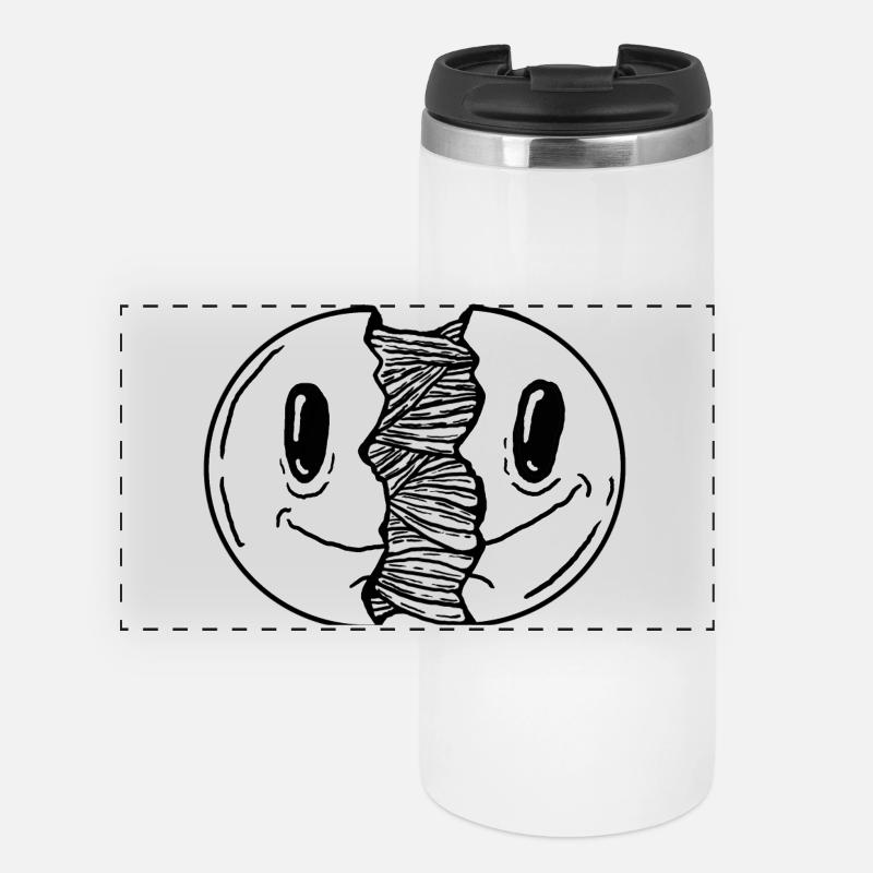 Smile Open - Panoramic Thermal Cup - white