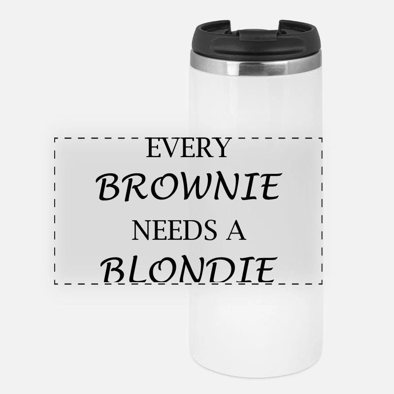 Brownie - Panoramic Thermal Cup - white