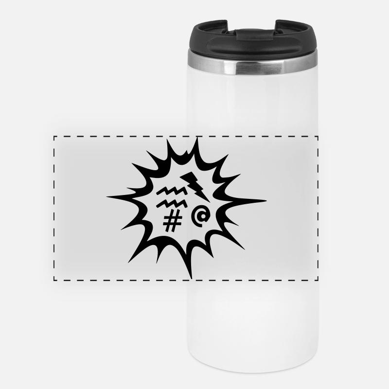Rage - Panoramic Thermal Cup - white