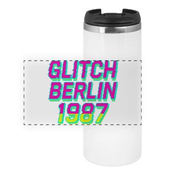 Glitch, Berlin 1987 - Panoramic Thermal Cup - white - Front