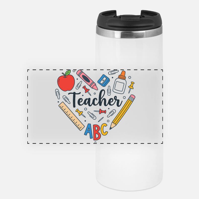 Professor – Professor - Panorama Thermobecher - Weiß