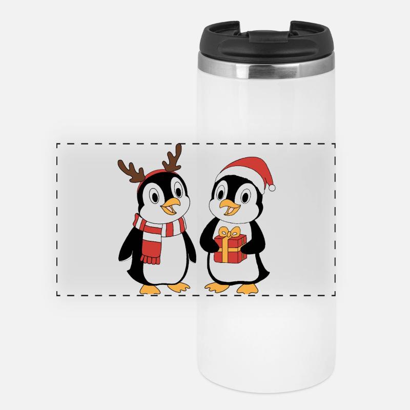 Pino Christmas - Panoramic Thermal Cup - white